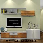 bufet tv simpel desain terbaru jati modern