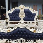 dipan mewah cat duco putih kayu jati