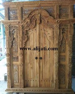 Gebyok Pintu Desain Terbaru Kayu Jati