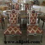 meja makan 6 kursi ukir klasik terbaru