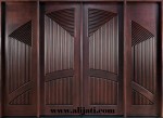 Pintu Rumah Minimalis 3D Kayu Jati