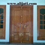 pintu rumah model antik kayu jati