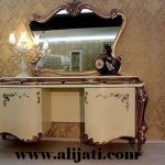 meja rias modern model terbaru asli jepara