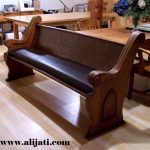 bangku gereja kayu jati jok oscar