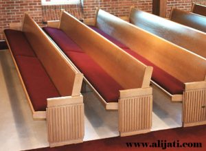 Bangku Gereja Mewah Minimalis Kayu Jati