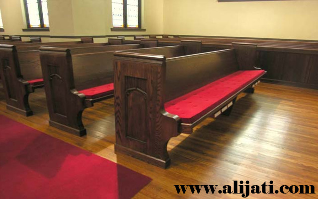 bangku gereja motif terbaru kayu jati