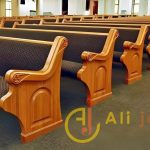 Bangku Gereja Protestan Mewah Kayu Jati